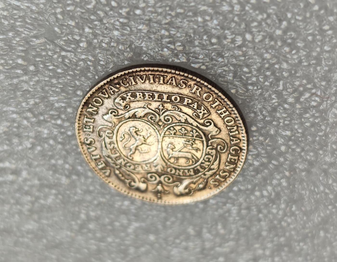 瓶子🏺第214期拍卖会  法国1699年太阳王路易十四JETON银质代币章  皇家徽记