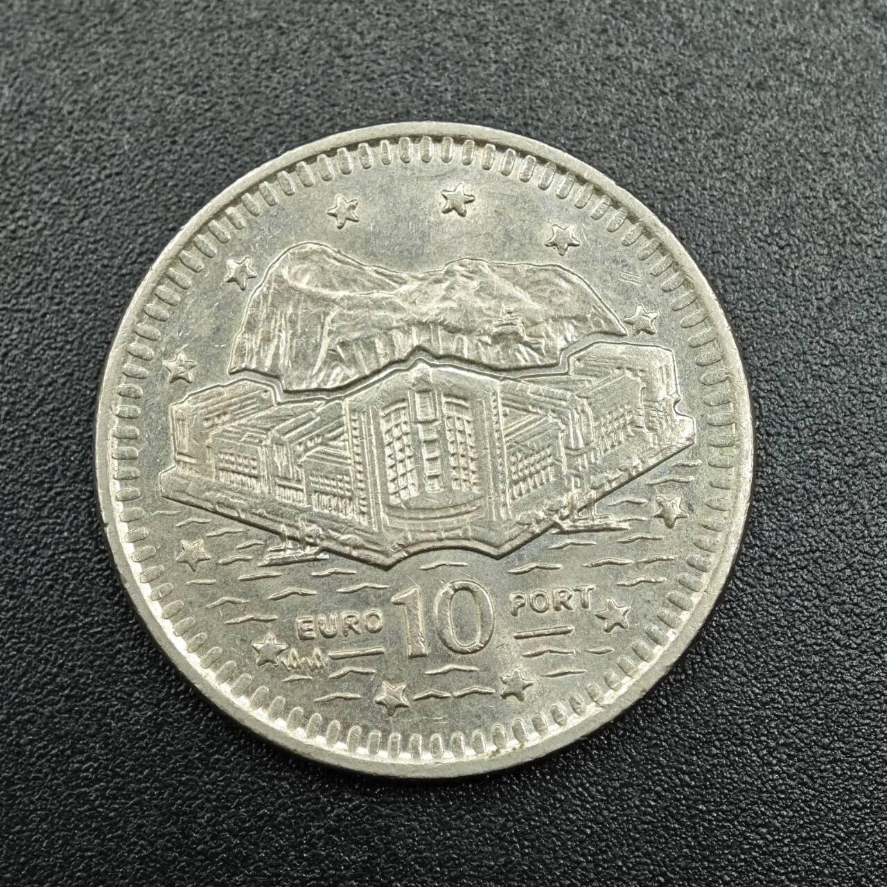 【淘币小摊】实时拍第七百七十九拍   散币场   满百包邮可预留二周 每周一统一发货   直布罗陀1993年10便士镍币