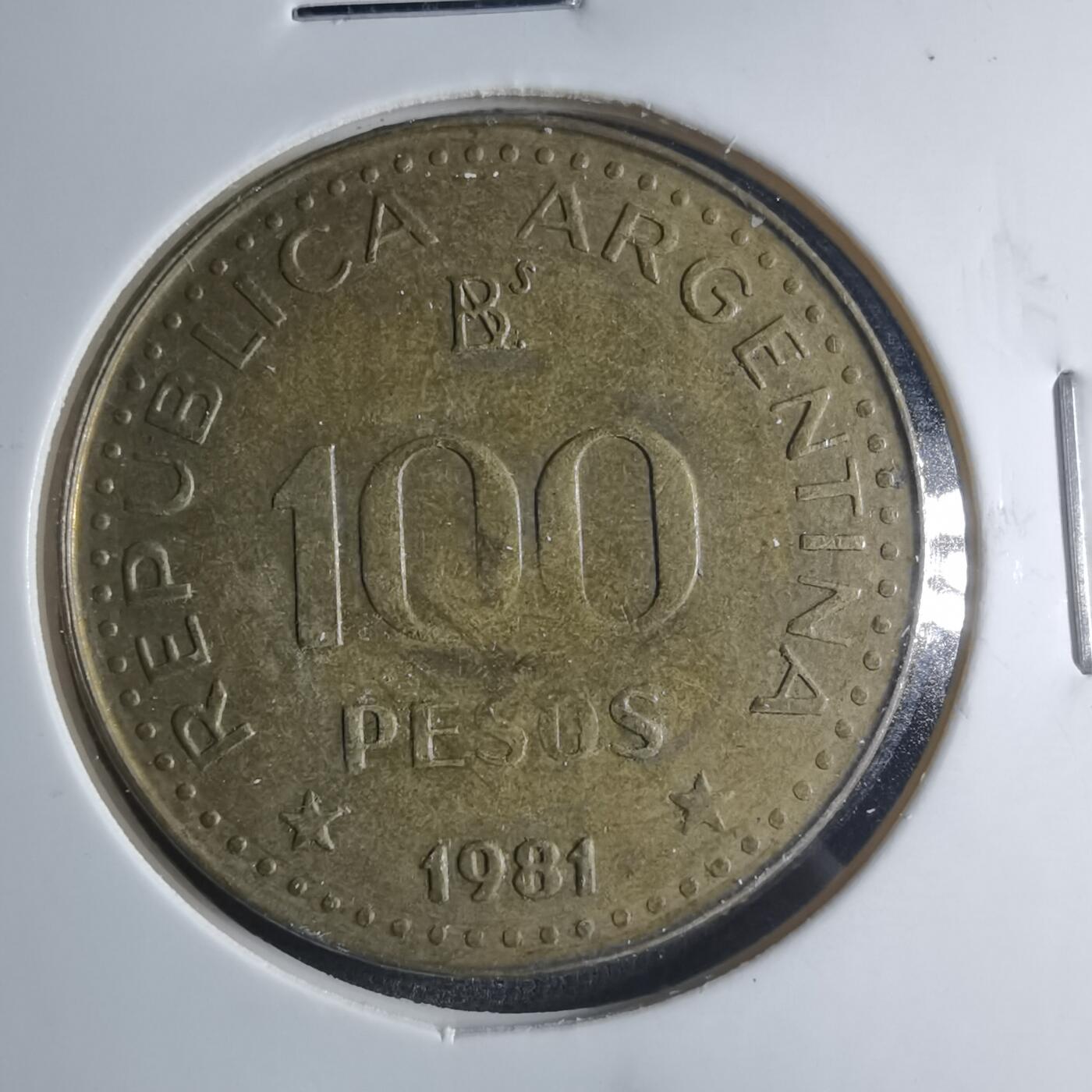 沼泽如烟--第885场 阿根廷1981年100比索