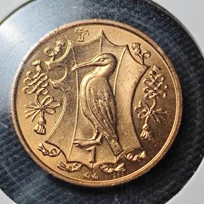 KK钱币收藏小铺  第361场  2月预留时间 周末发货 -  1985马恩岛1便士铜币 好品