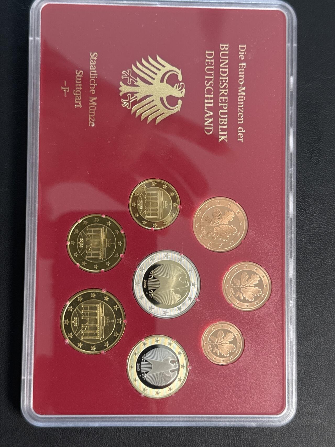 ❤️【币观天下】❤️ 第329期钱币拍卖- 2025.10.31周五晚上6点半场-长期征集拍品 德国2003年官方精制套币