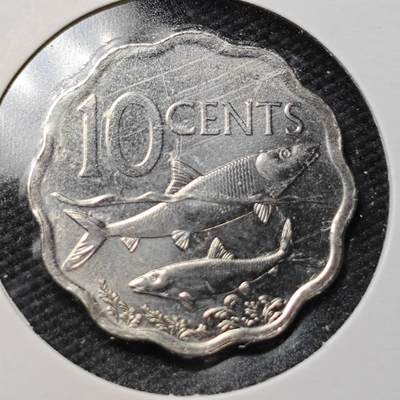 KK钱币收藏小铺  第361场  2月预留时间 周末发货 -  2010巴哈马10分