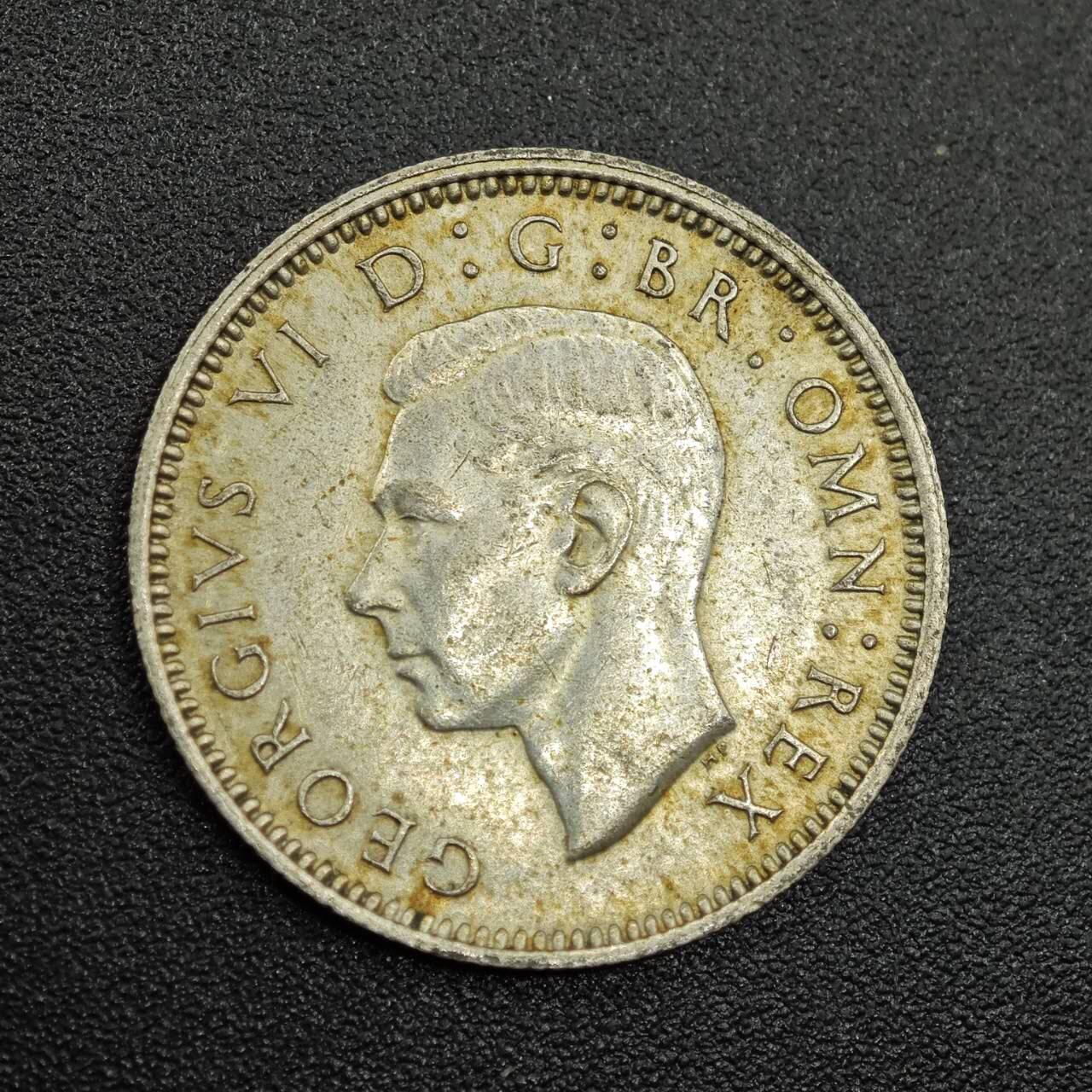【淘币小摊】限时拍第七百八十拍  小银币场  满百包邮可预留两周  周一统一发货  英国1943年乔治六世6便士银币