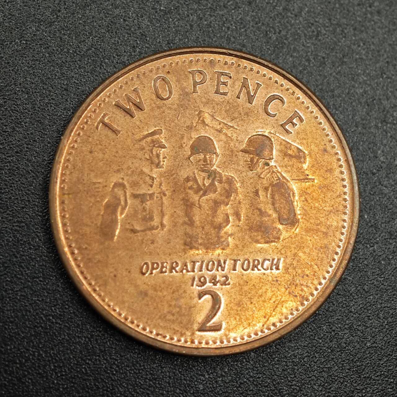 【淘币小摊】实时拍第七百七十九拍   散币场   满百包邮可预留二周 每周一统一发货   直布罗陀2006年2便士铜币