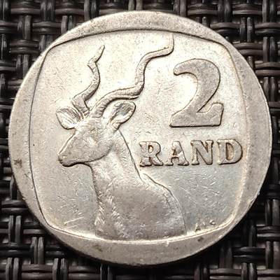 布加迪🐬～世界钱币(上海)🌾第 255 期 /  各国套币和散币 - 南非🇿🇦 1989年 2兰特