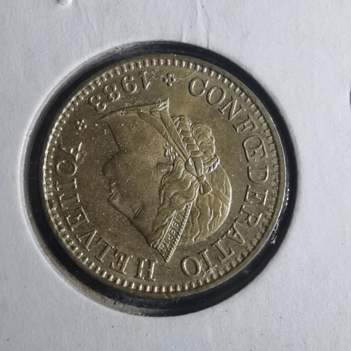 沼泽如烟--第885场 瑞士1983年五分