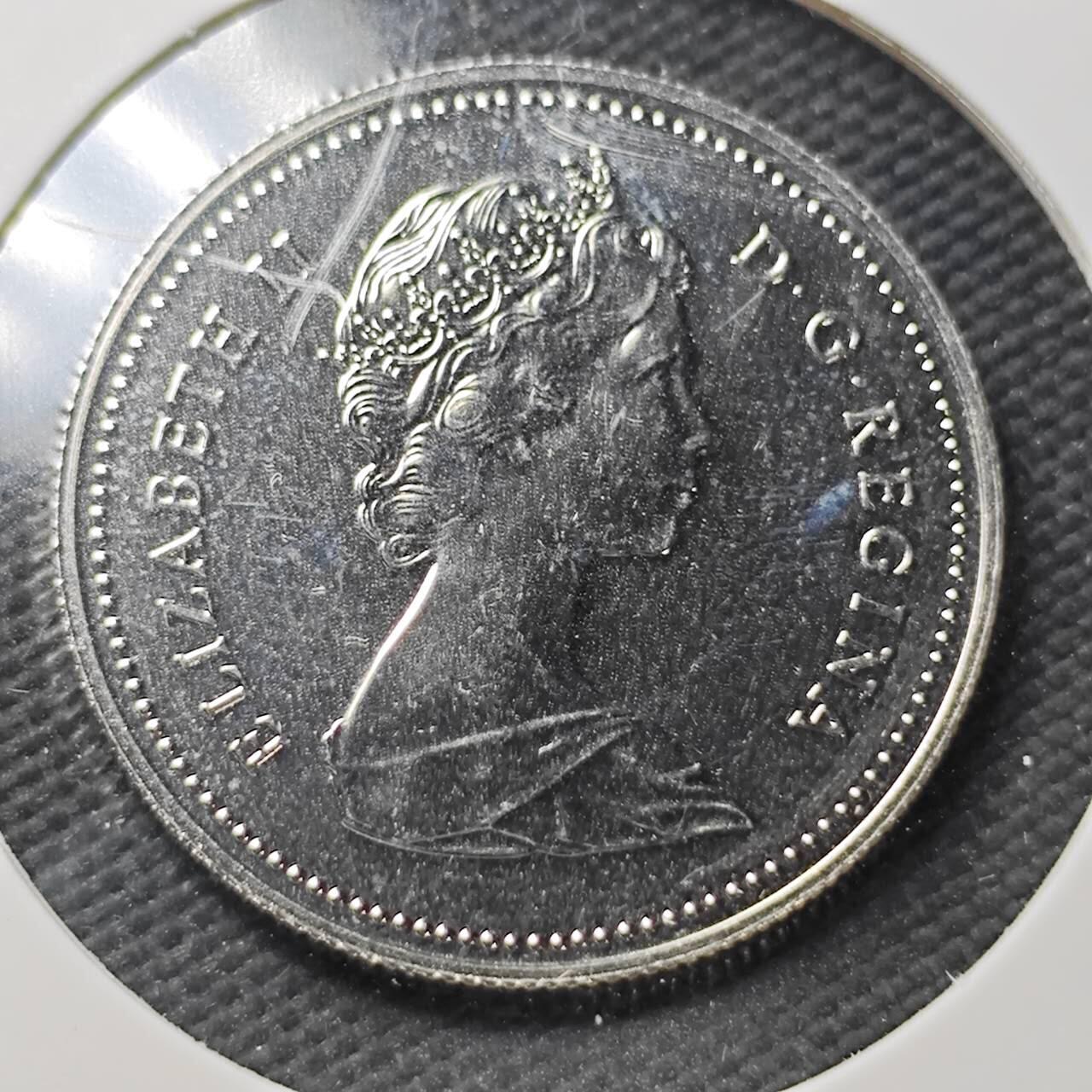 KK钱币收藏小铺  第361场  2月预留时间 周末发货  1985加拿大50分精制币