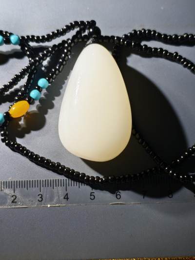 80期回流戒指饰品杂件纪念章丝路钱币专场 - 新疆玉挂件