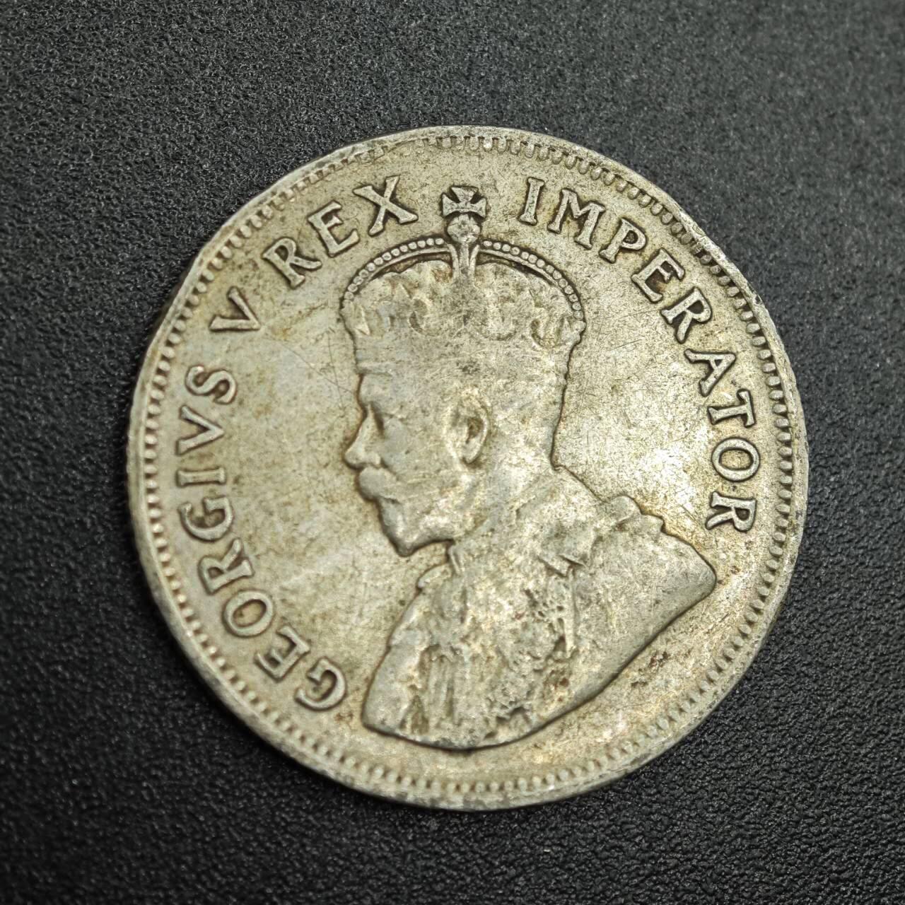 【淘币小摊】限时拍第七百八十拍  小银币场  满百包邮可预留两周  周一统一发货  南非1924年乔治五世一先令银币