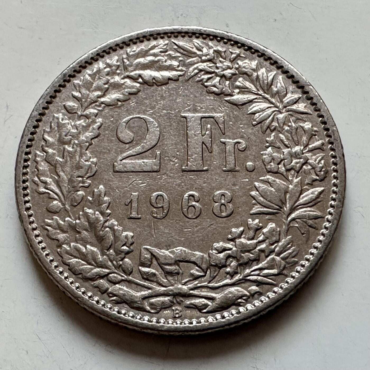 🌹外币初藏🌹🐯2025年第121场  每周二四六晚8️⃣点 哈萨克纪念币 瑞士1968年2法郎