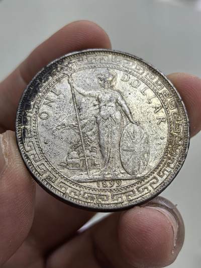 博洋堂世界钱币拍卖第144期（全场包邮） - 站洋1899B壹元 UNC原味 十分难得 如若清洗得当 可以高分-2