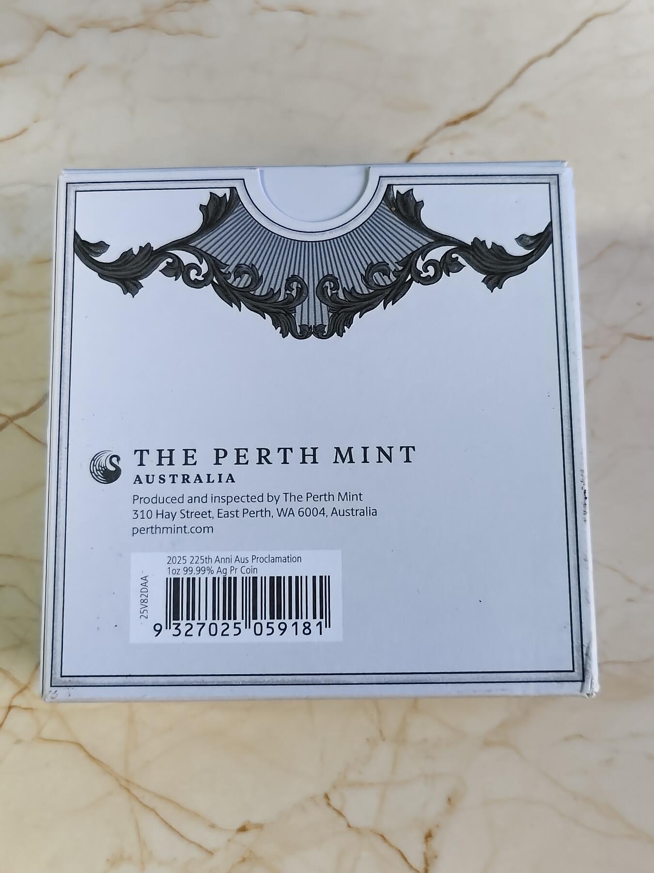 第180期拍卖【长期征集拍品】【北京币展专场】 NGC-PF70ULTRA CAMEO 2025年历史货币~澳大利亚宣言225周年精制纪念银币-1澳元（1盎司克重，999银，币径40.9MM，限量5千枚，盒证齐全）