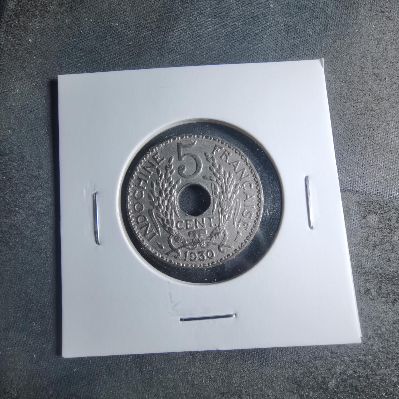 沼泽如烟--第885场 法属印度支那1930年五分