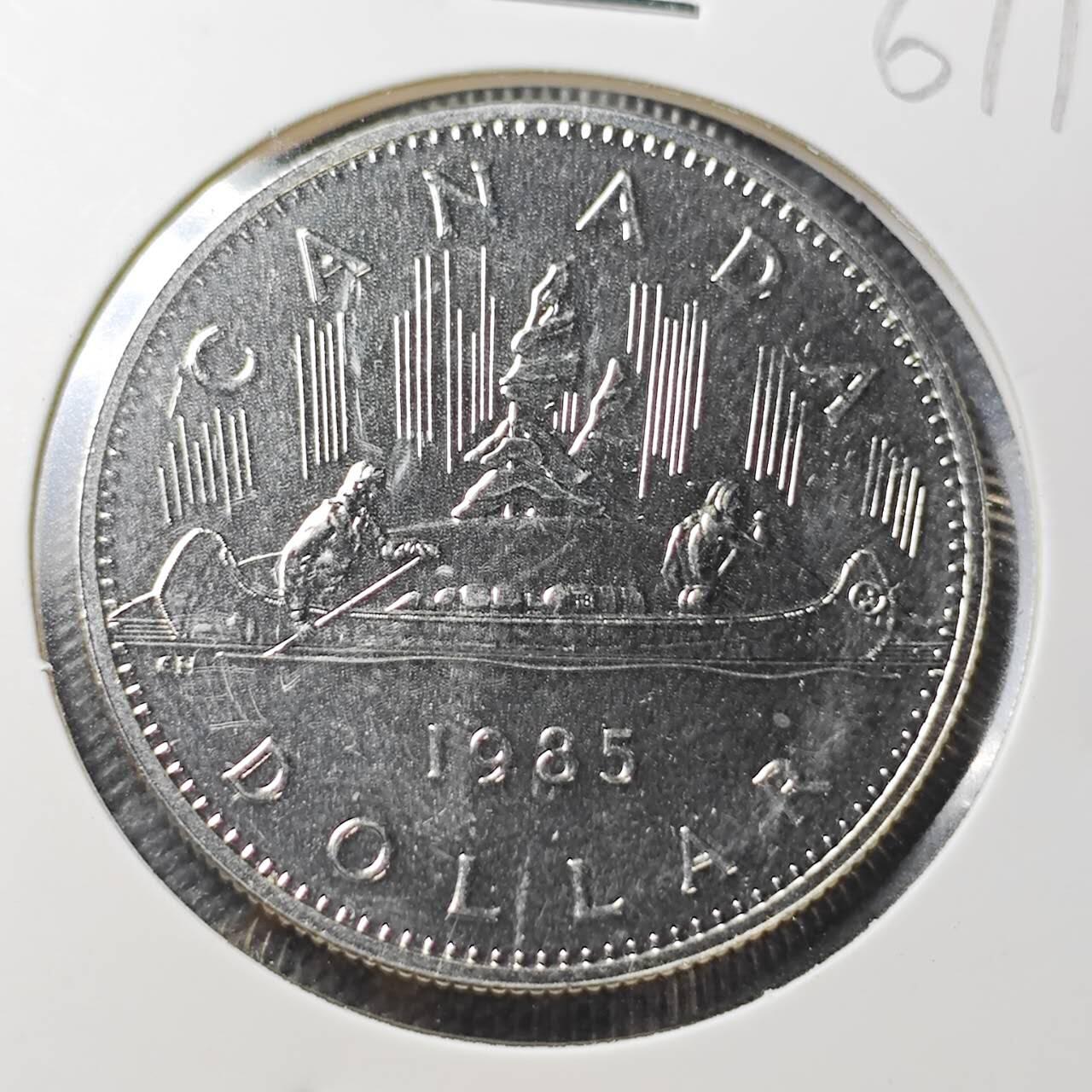KK钱币收藏小铺  第361场  2月预留时间 周末发货  1985加拿大1元精制币