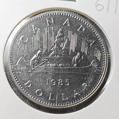 KK钱币收藏小铺  第361场  2月预留时间 周末发货 -  1985加拿大1元精制币