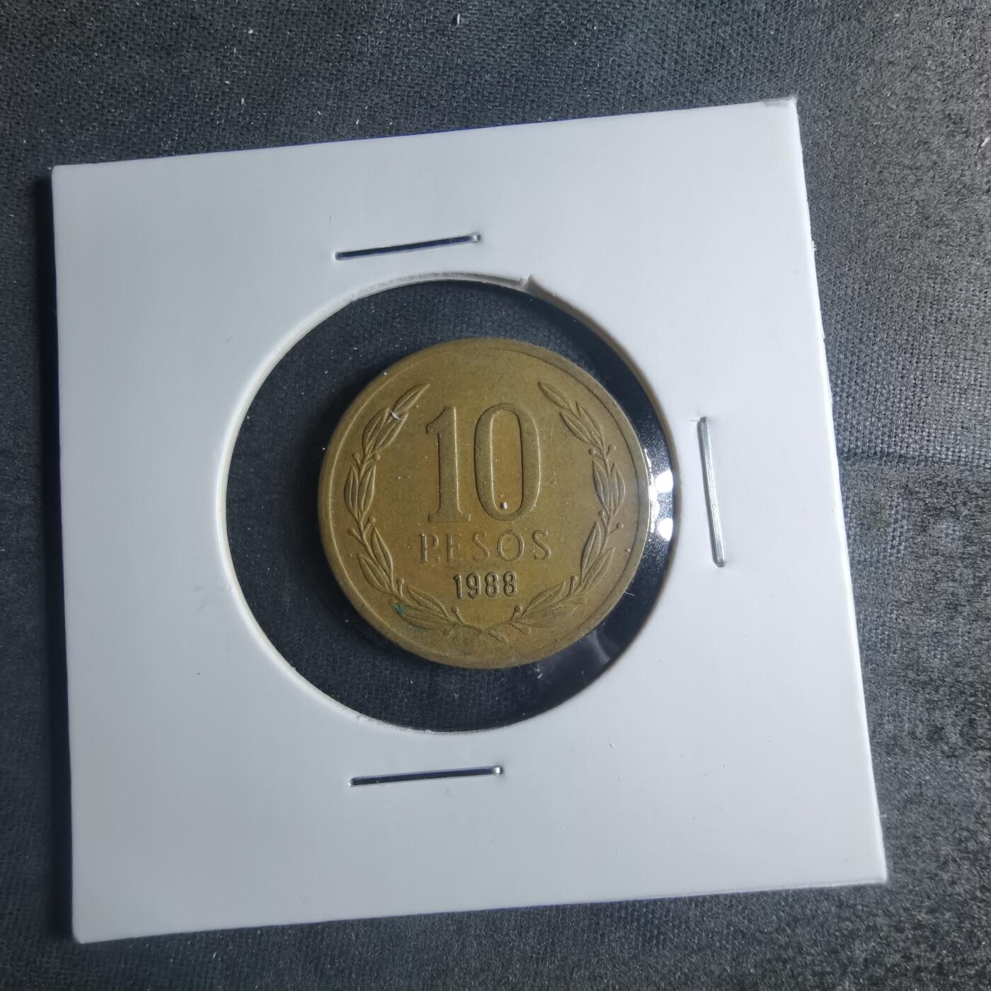 沼泽如烟--第885场 智利1988年10比索