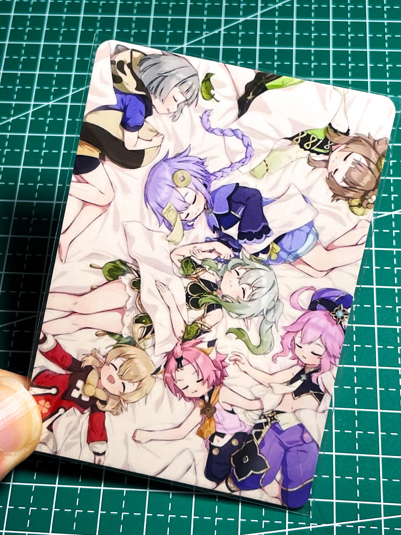 显眼宝35期 佣金1起 10月29日晚20:30截拍  原神｜崩铁 动漫卡片一张 折光彩闪  63* 88