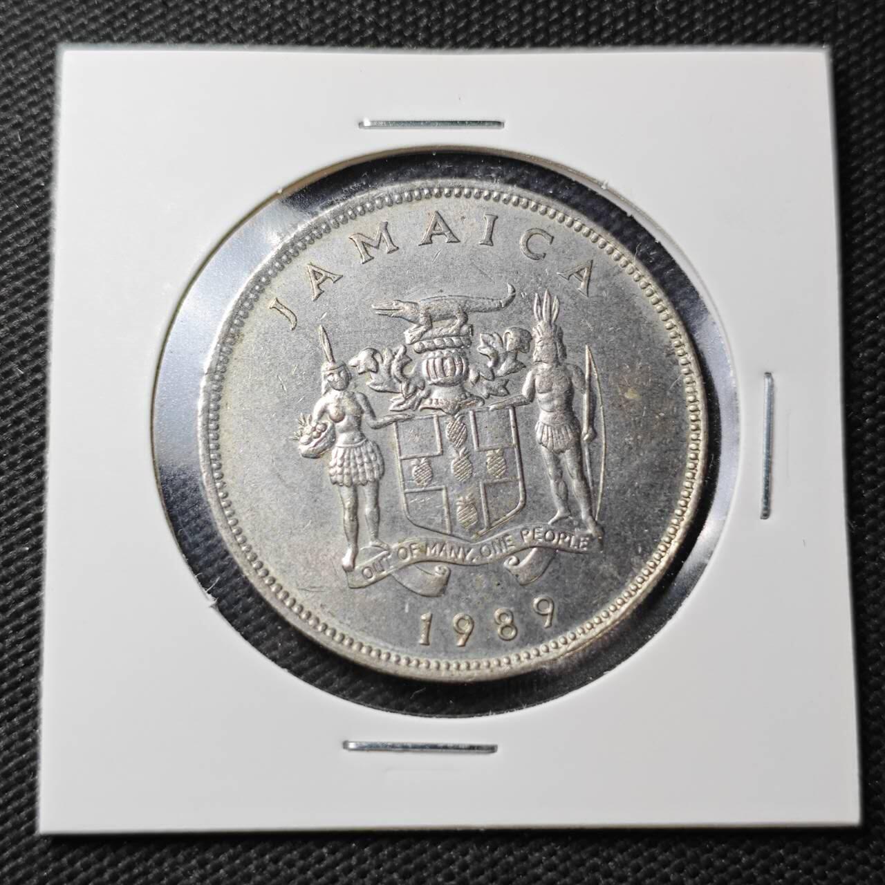 KK钱币收藏小铺  第361场  2月预留时间 周末发货  1989牙买加25分 蜂鸟