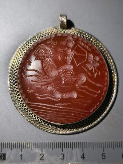 80期回流戒指饰品杂件纪念章丝路钱币专场 - 中亚回流精工玛瑙饰品