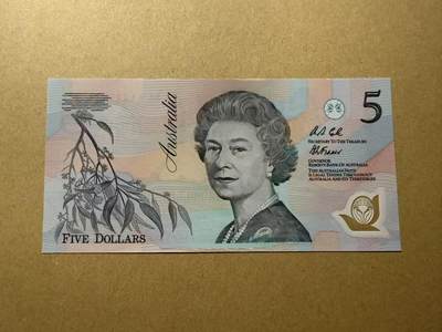 【礼羽收藏】🌏世界钱币拍卖第109期 - 澳大利亚92年 首版5元 全新unc