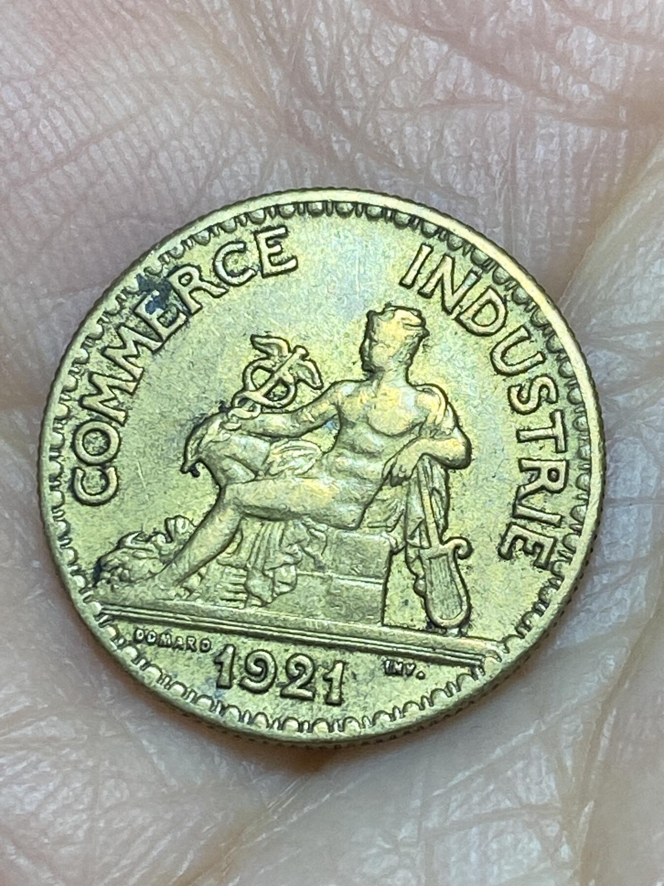 2025年第一百一十九场(总第一百四十五场）外国好品散币(免佣金) 法兰西第三共和国1921年50生丁