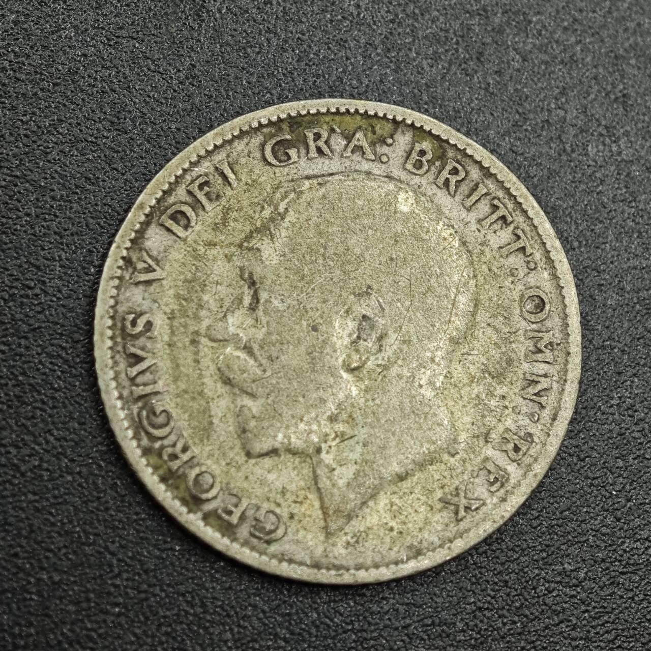 【淘币小摊】限时拍第七百八十拍  小银币场  满百包邮可预留两周  周一统一发货  英国1924年乔治五世6便士银币