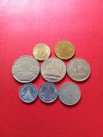 【云涧收藏】第七十五场 - 泰国1萨挡～5泰珠8枚