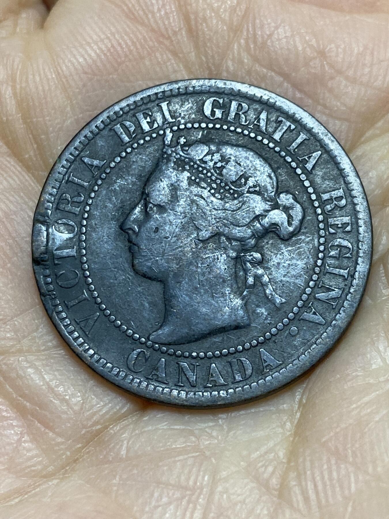 2025年第一百一十九场(总第一百四十五场）外国好品散币(免佣金) 加拿大🇨🇦1900年1分(维多利亚女王时期)