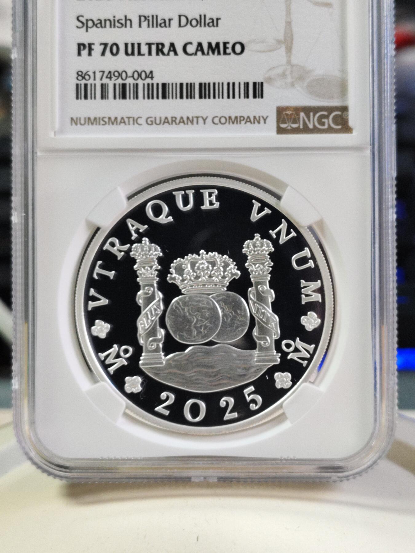 第180期拍卖【长期征集拍品】【北京币展专场】 NGC-PF70ULTRA CAMEO 2025年历史货币~澳大利亚宣言225周年精制纪念银币-1澳元（1盎司克重，999银，币径40.9MM，限量5千枚，盒证齐全）