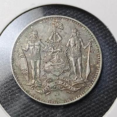 KK钱币收藏小铺  第361场  2月预留时间 周末发货 -  1935英属北婆罗洲1分镍币 细节深打