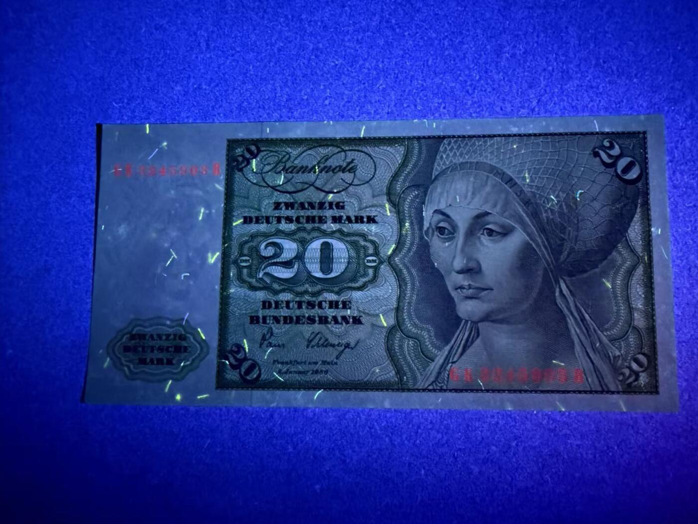 【礼羽收藏】🌏世界钱币拍卖第109期 德国1980年20马克 全新unc-