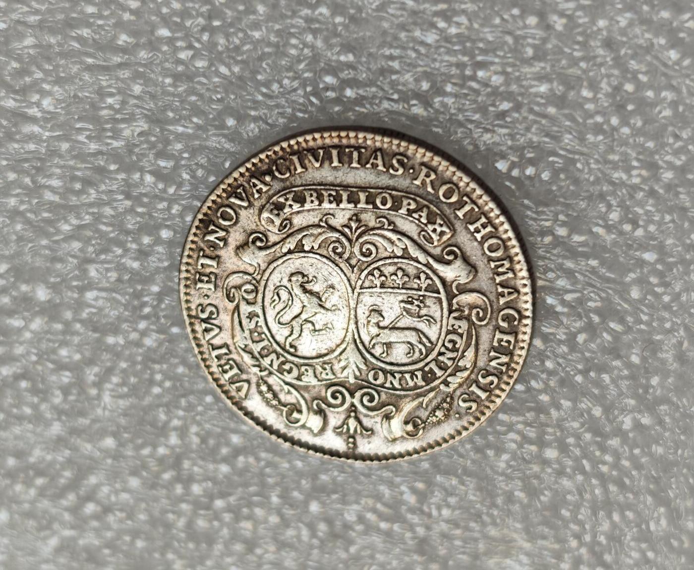 瓶子🏺第214期拍卖会  法国1699年太阳王路易十四JETON银质代币章  皇家徽记