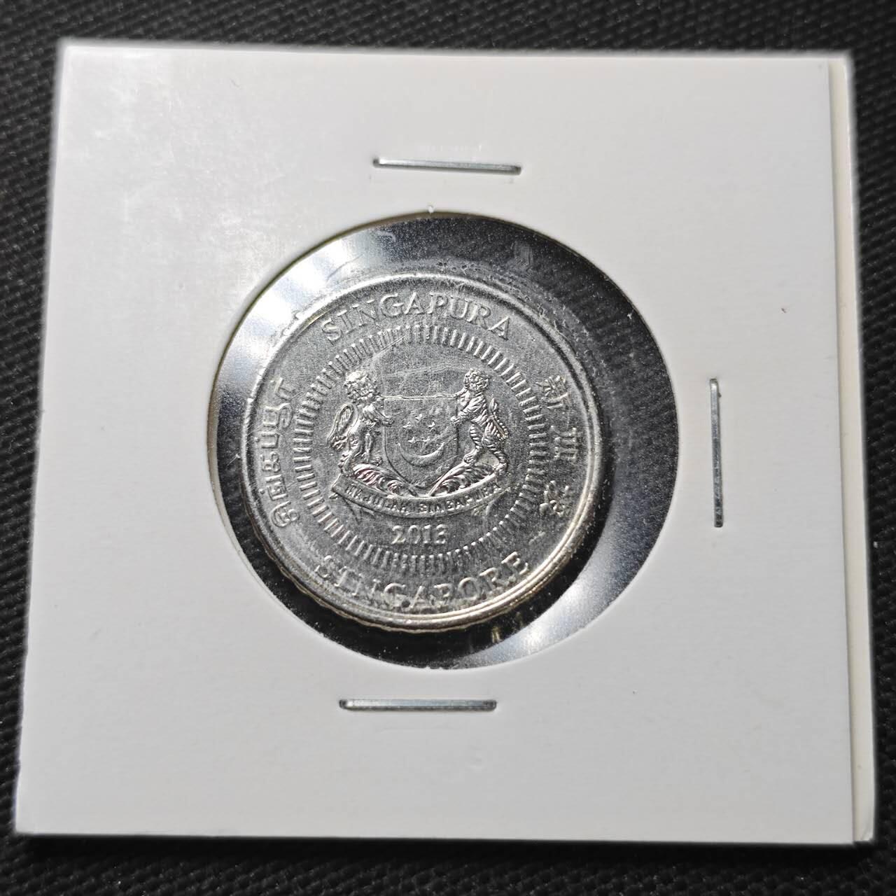 KK钱币收藏小铺  第360场  2月预留时间 周末发货  新加坡50分