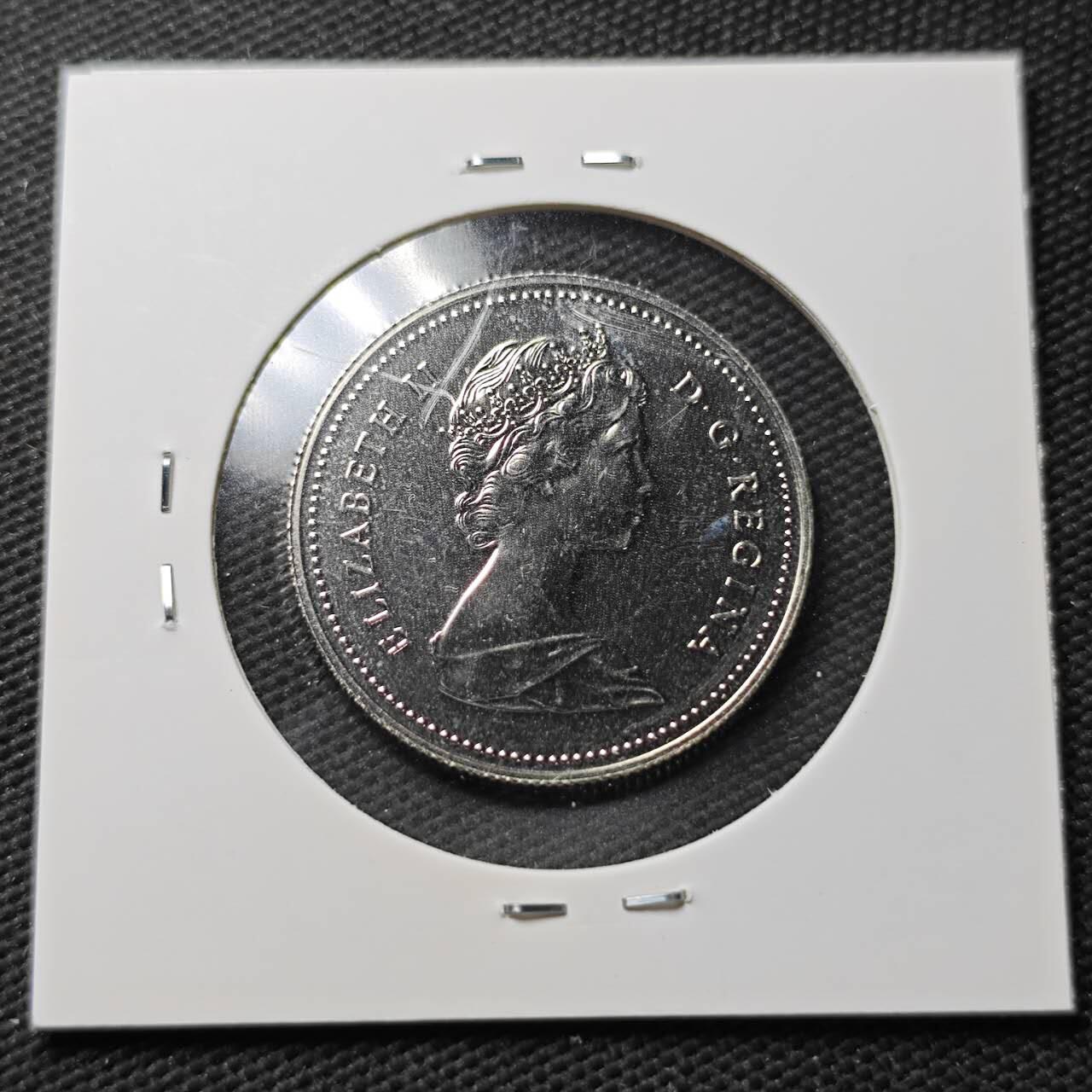 KK钱币收藏小铺  第361场  2月预留时间 周末发货  1985加拿大50分精制币