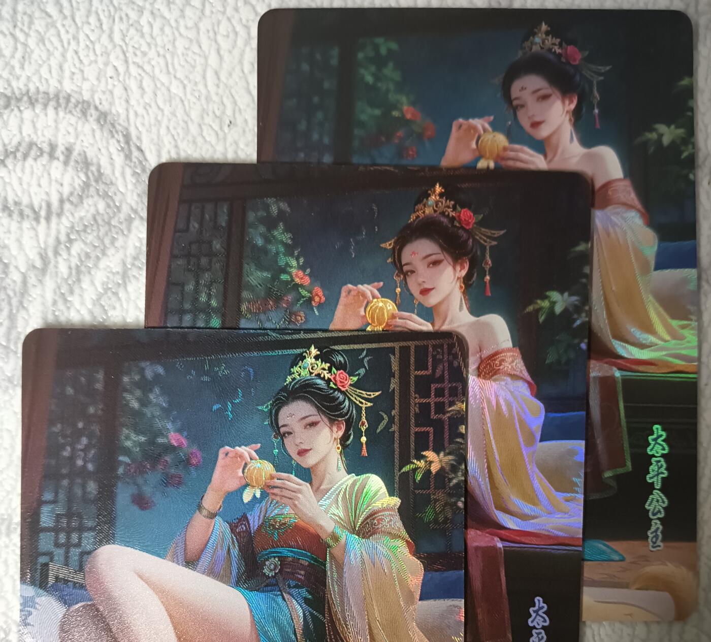 花开卡拍第45期（11月2号周日截拍，品控勿拍!!!拍品不寄存，运费5元，自制卡难免瑕疵，可能存在轻微撞角爆边等出厂瑕疵，品控介意勿拍！）