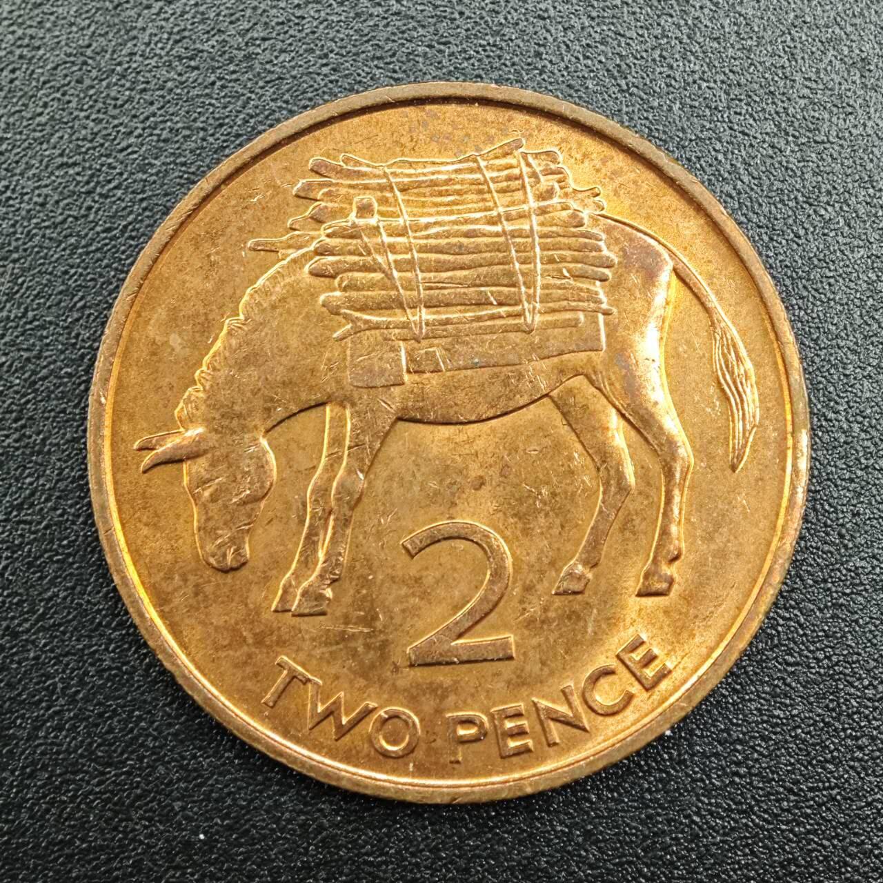 【淘币小摊】实时拍第七百七十九拍   散币场   满百包邮可预留二周 每周一统一发货   圣赫勒拿1984年2便士铜币