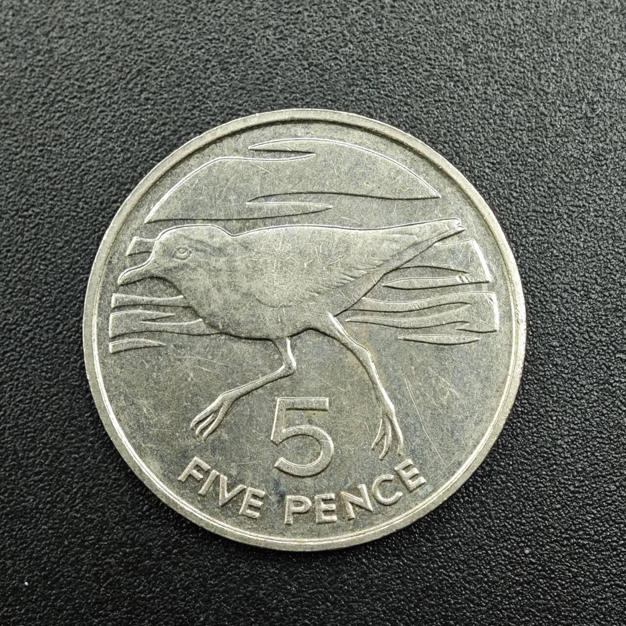 【淘币小摊】实时拍第七百七十九拍   散币场   满百包邮可预留二周 每周一统一发货   圣赫勒拿1984年5便士镍币