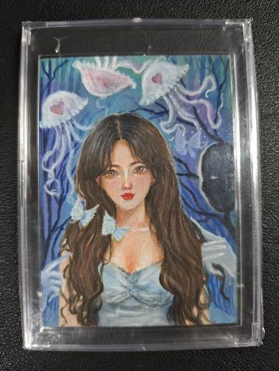 天玑星卡拍第133期《10.30周四截拍》持续收拍收评中 满赠卡需备注 - 【手绘卡】似君 幻梦笔记 1of1 手绘卡