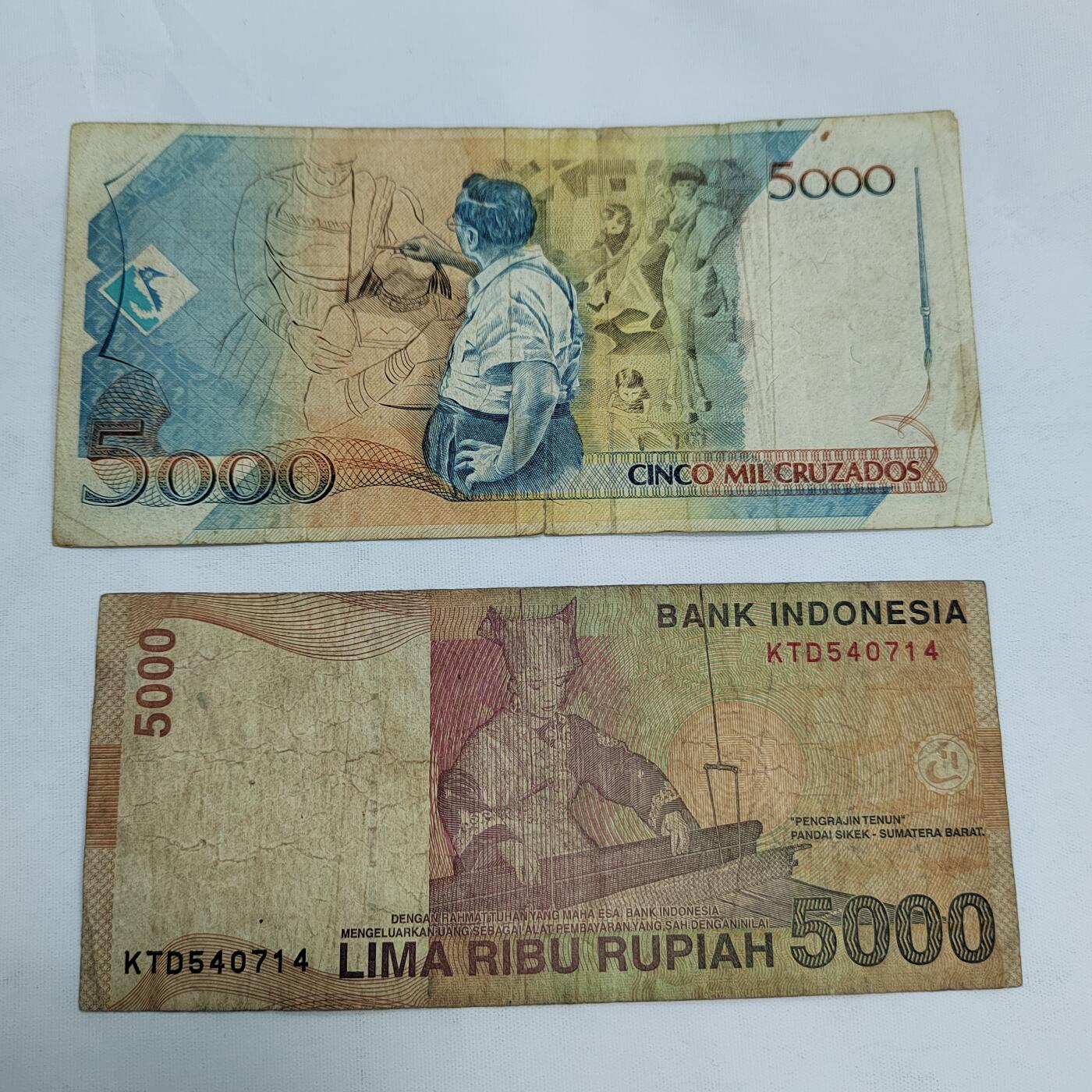 PCAI钱币1-573  民国和外国钱币小专场 外币二张