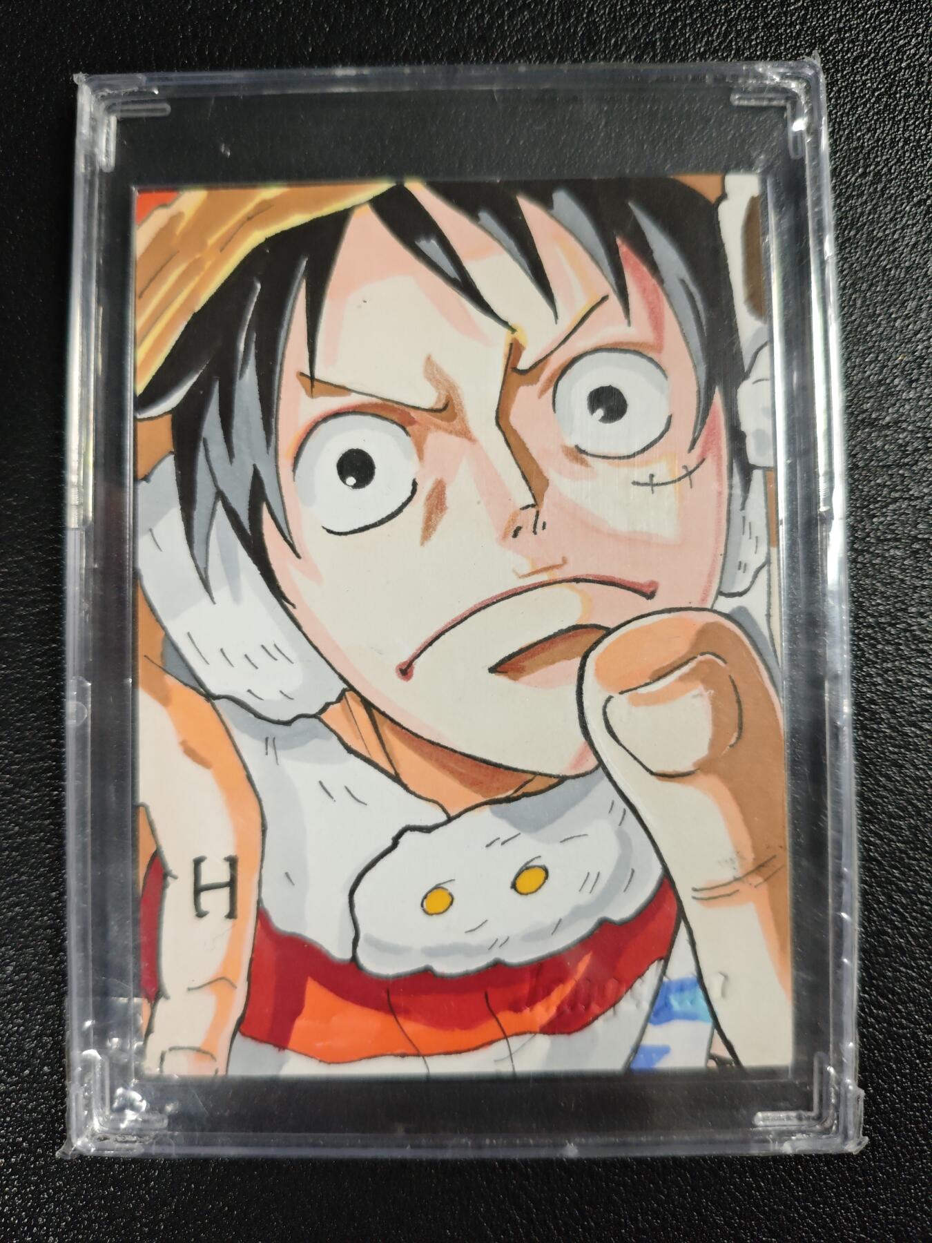 天玑星卡拍第133期《10.30周四截拍》持续收拍收评中 满赠卡需备注 【手绘卡】海贼王 卡背画师亲签 