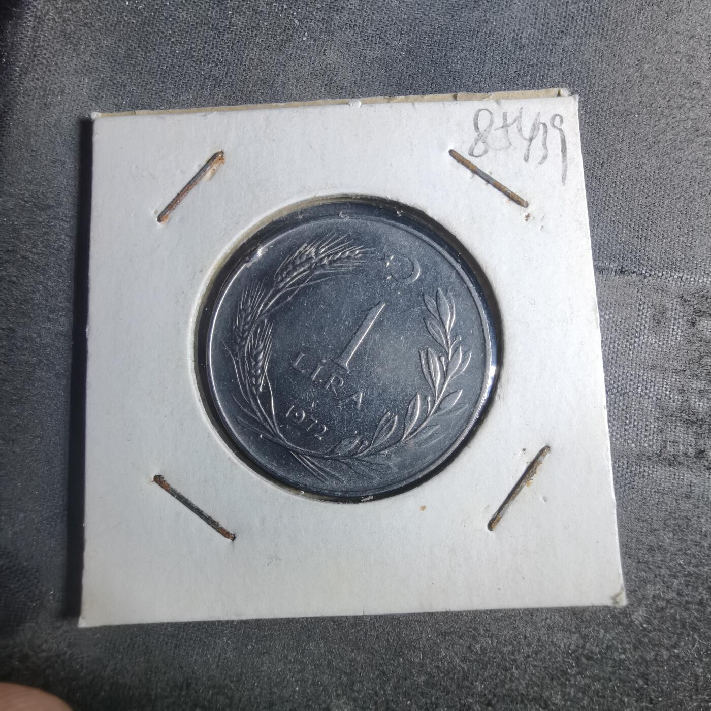 沼泽如烟--第885场 土耳其1972年1里拉