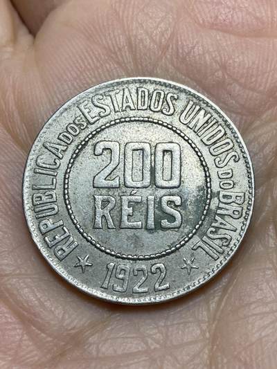 2025年第一百一十九场(总第一百四十五场）外国好品散币(免佣金) - 好品–巴西🇧🇷1922年200瑞斯