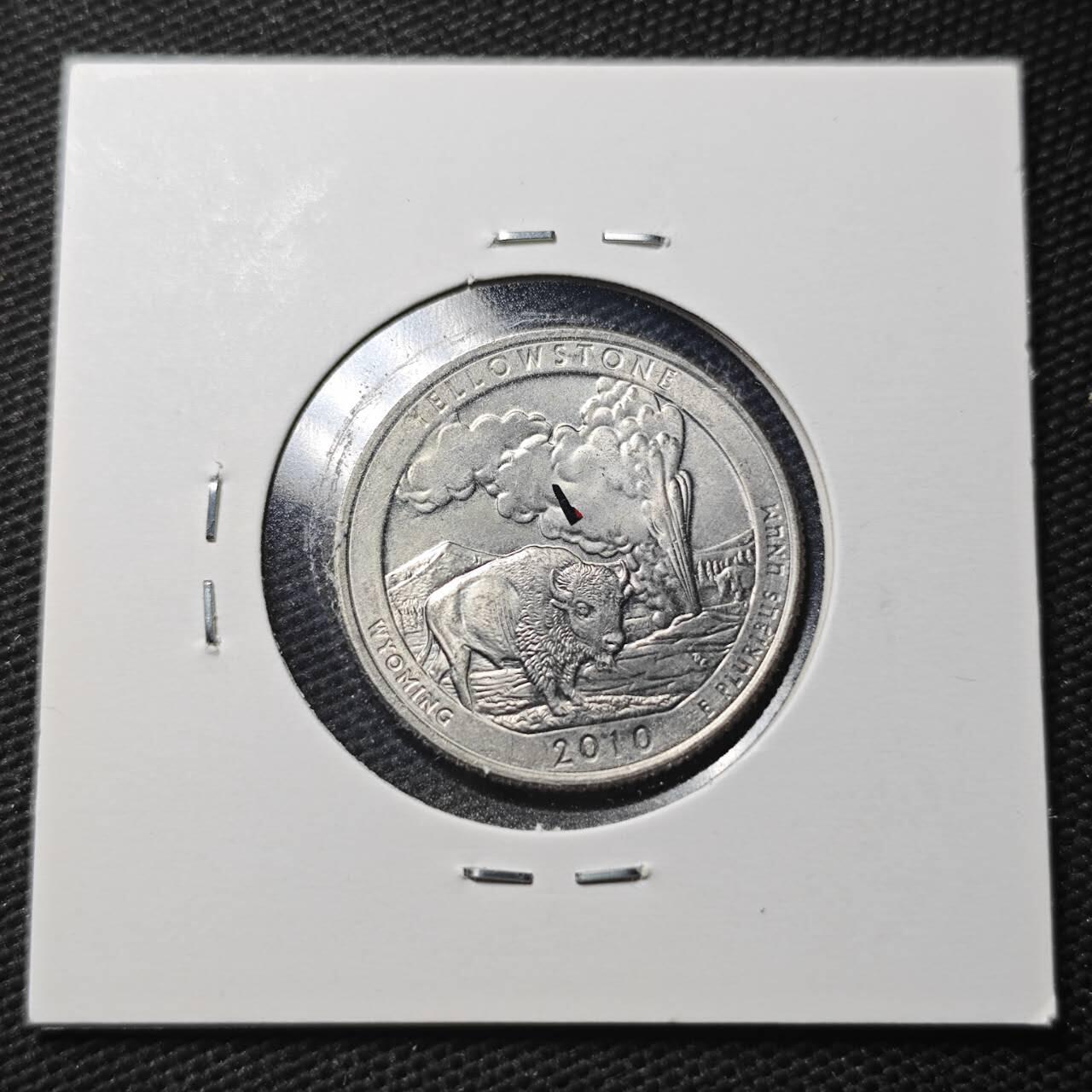 KK钱币收藏小铺  第360场  2月预留时间 周末发货  美国25分纪念币 好品