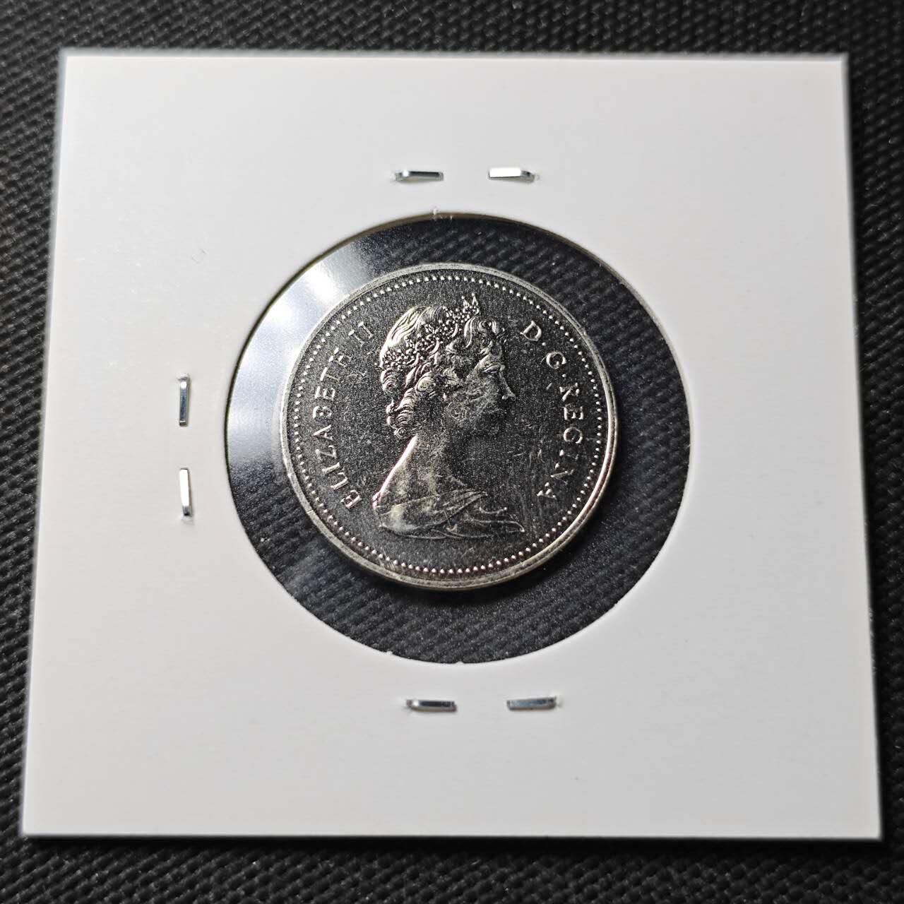 KK钱币收藏小铺  第361场  2月预留时间 周末发货  1985加拿大5分精制币