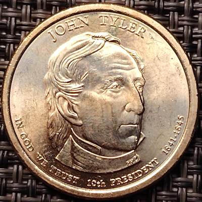 布加迪🐬～世界钱币(上海)🌾第 255 期 /  各国套币和散币 - 美国🇺🇸总统币 第十任 约翰·泰勒(1841-1845)