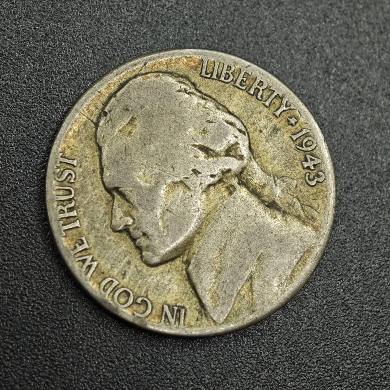 【淘币小摊】限时拍第七百八十拍  小银币场  满百包邮可预留两周  周一统一发货  美国1943年5分银币