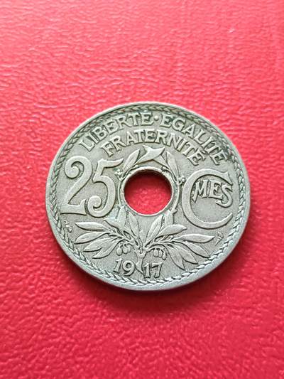 【云涧收藏】第七十五场 - 法国1917年特年25生丁