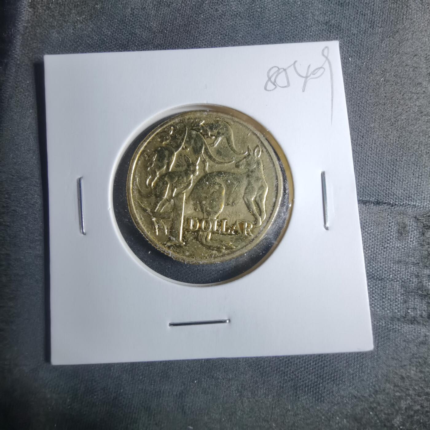 沼泽如烟--第885场 澳大利亚1984年一元有金色镀层