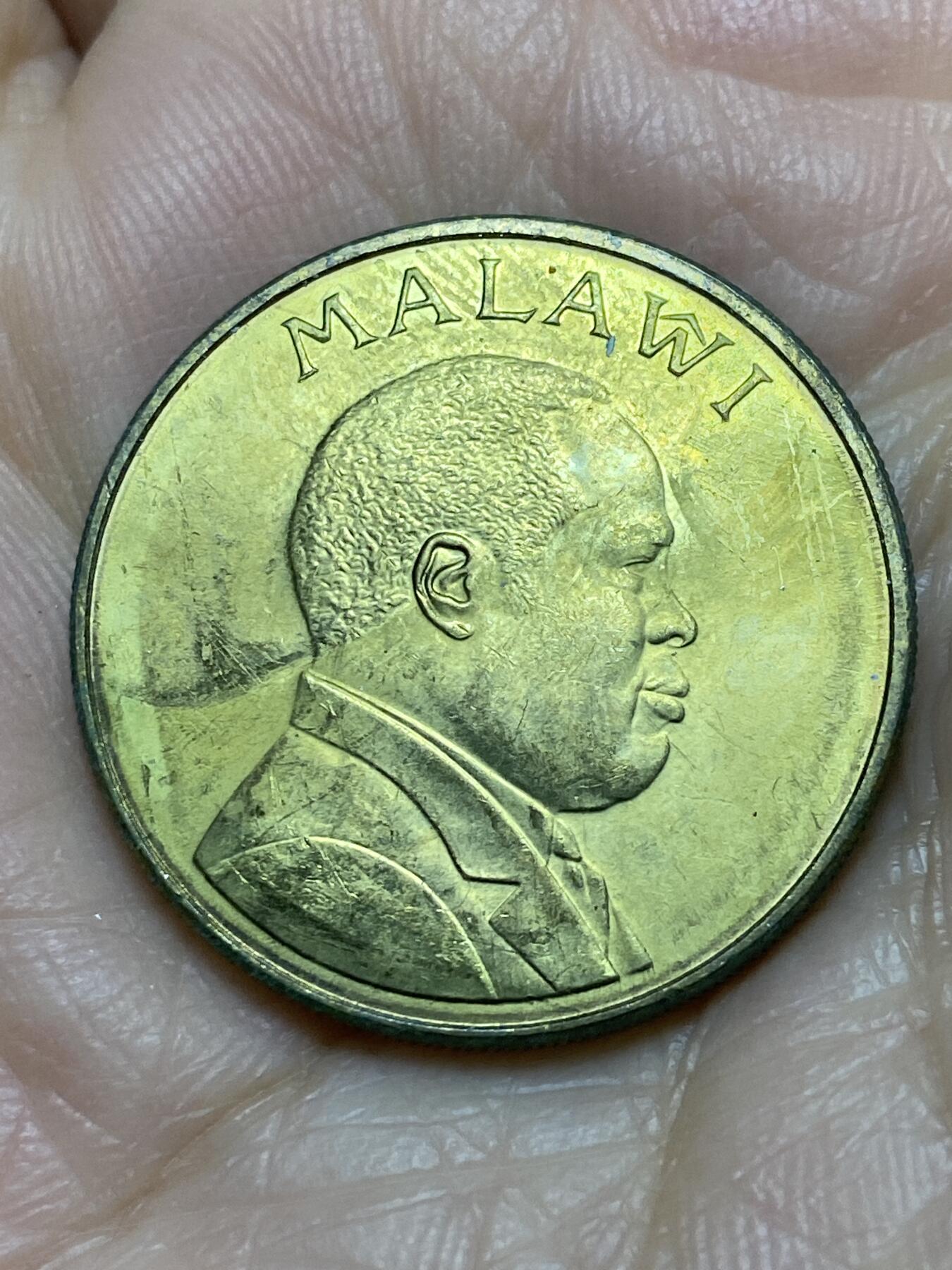 2025年第一百一十九场(总第一百四十五场）外国好品散币(免佣金) 马拉维🇲🇼1996年1克瓦查