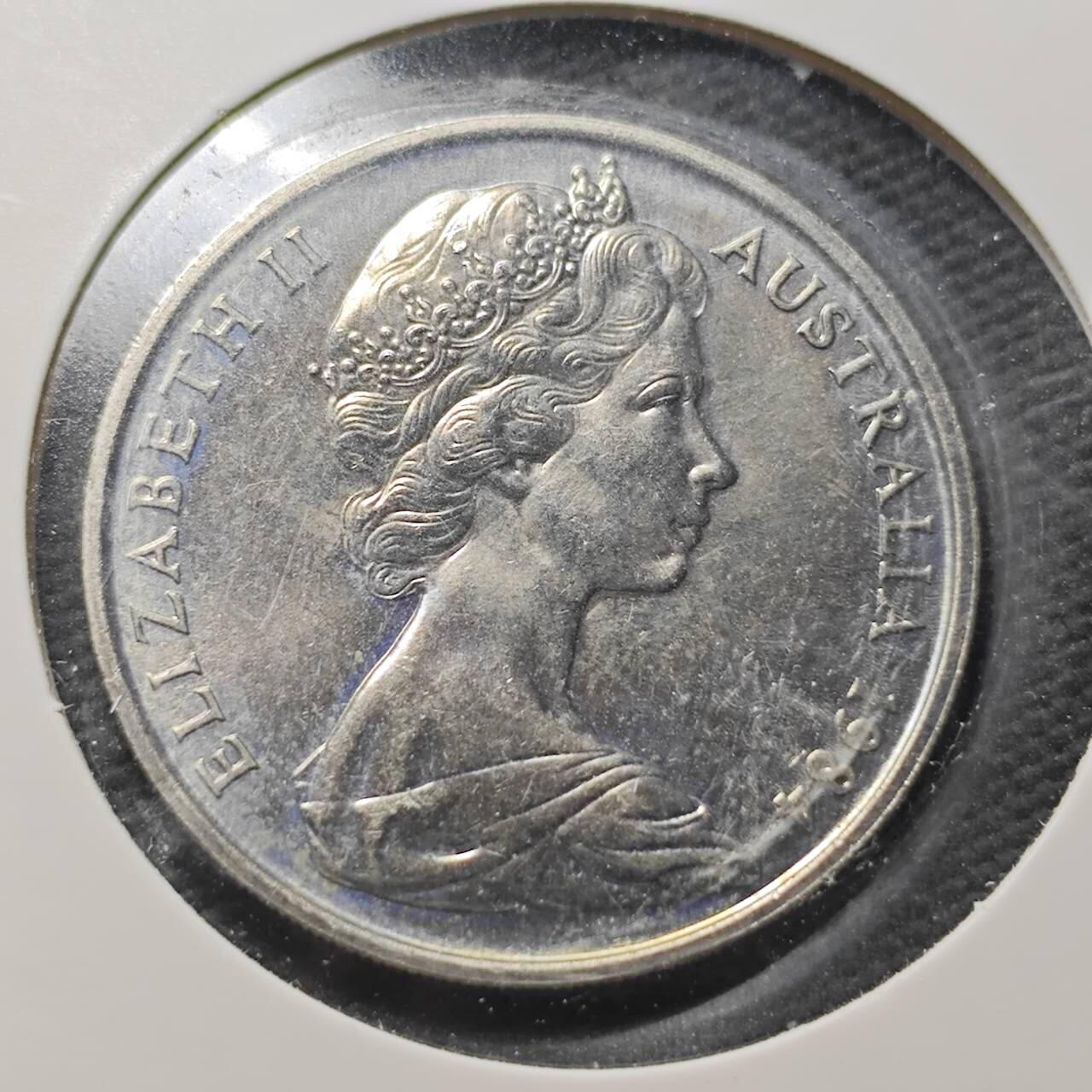 KK钱币收藏小铺  第360场  2月预留时间 周末发货  1984澳大利亚20分 好品